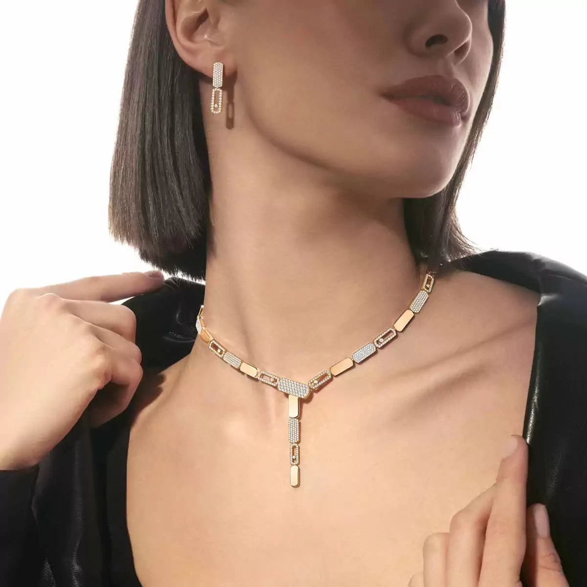 [Am Jewelry]Imperial Move SM Diamond Earrings
