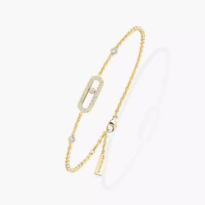 [Am Jewelry]Move Uno Diamond Bracelet