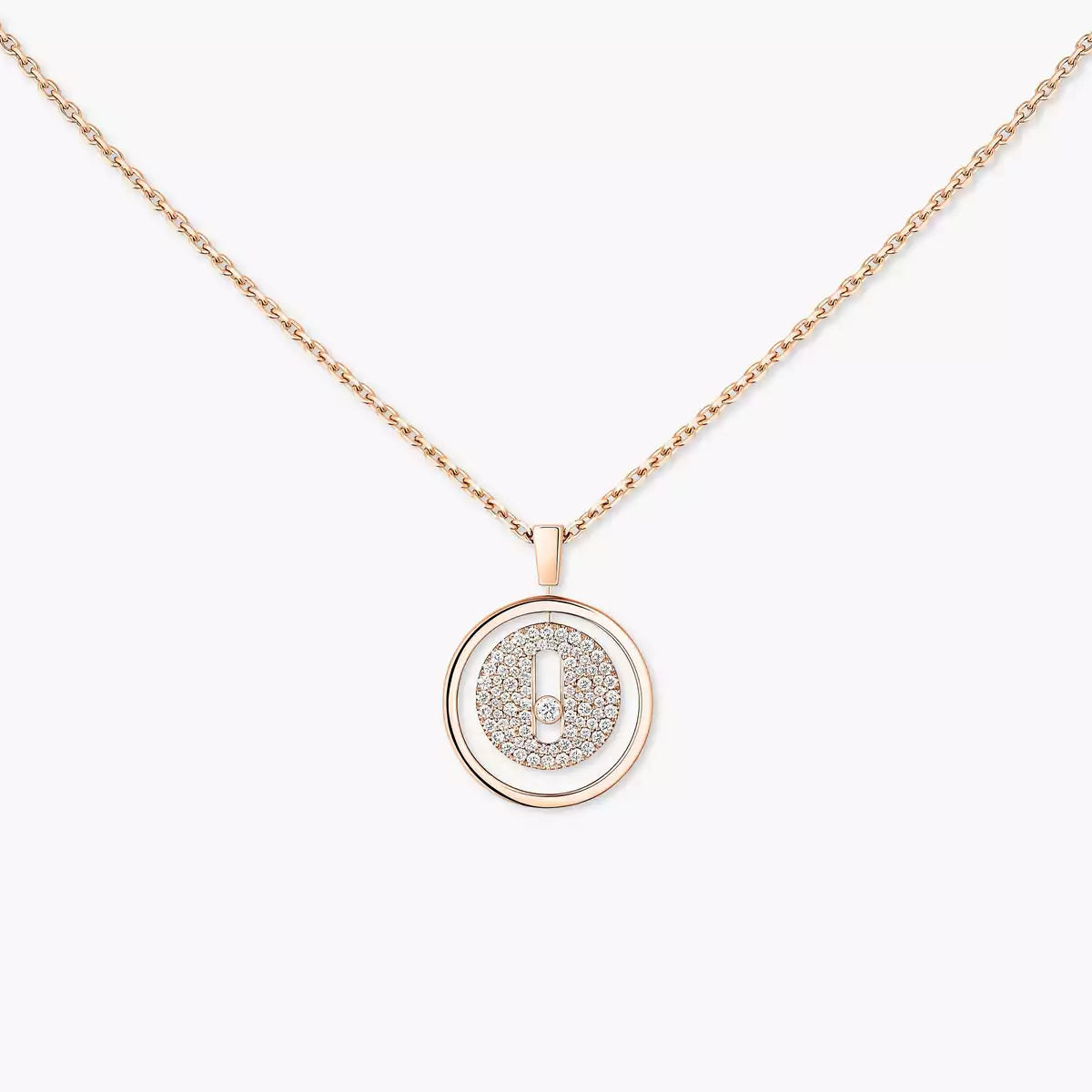 [Am Jewelry] Lucky Move Diamond Necklace