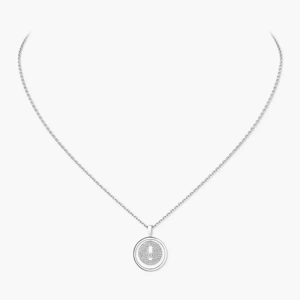 [Am Jewelry] Lucky Move Diamond Necklace