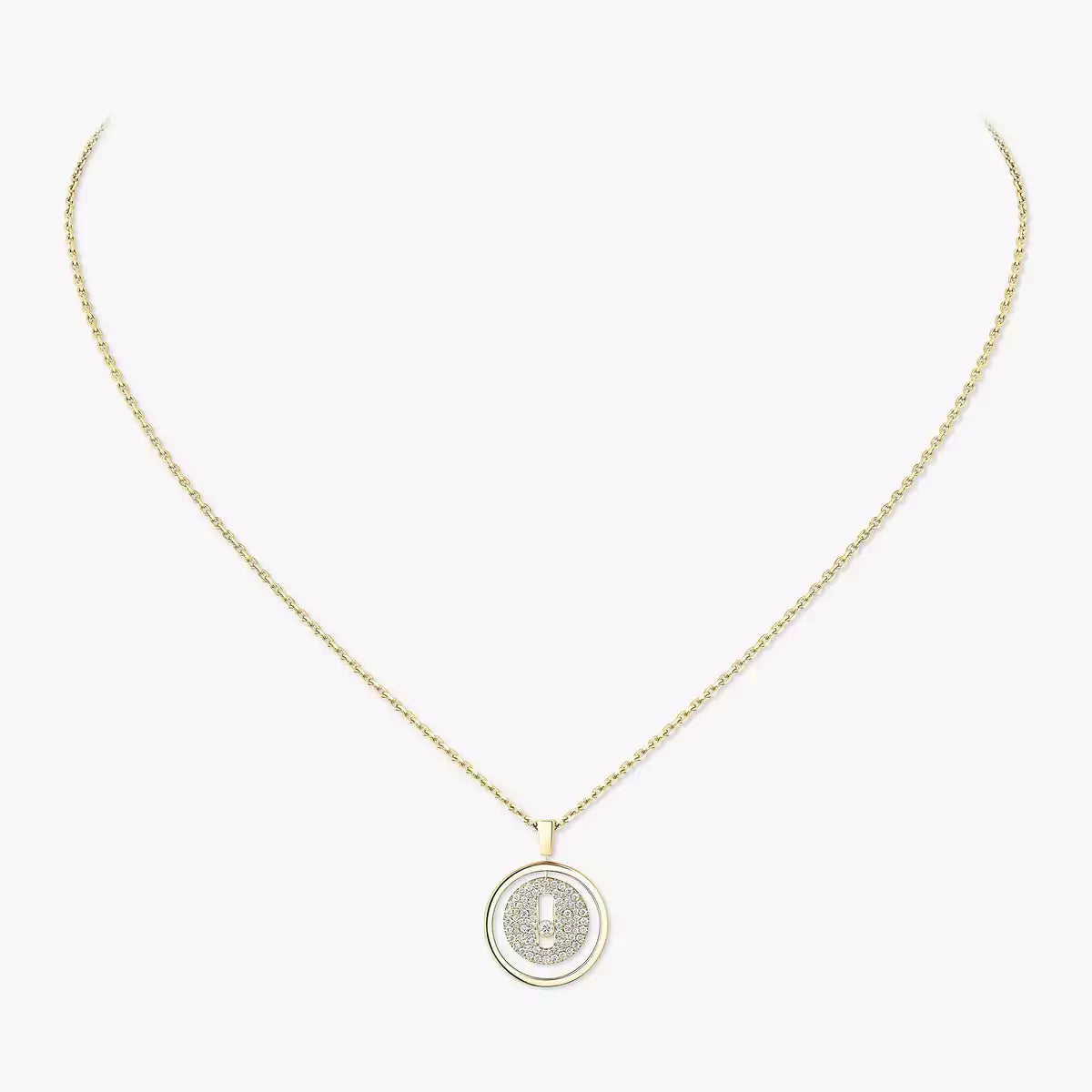 [Am Jewelry] Lucky Move Diamond Necklace