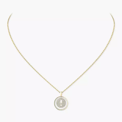 [Am Jewelry] Lucky Move Diamond Necklace