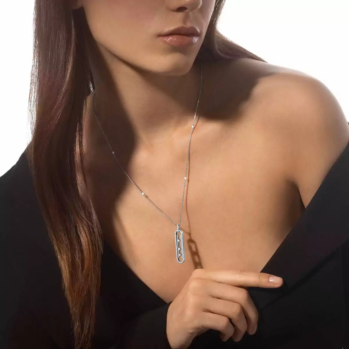 [Am Jewelry]Diamond Necklace Move 10Th
