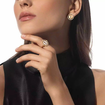 [Am Jewelry]Lucky Move Diamond Earrings