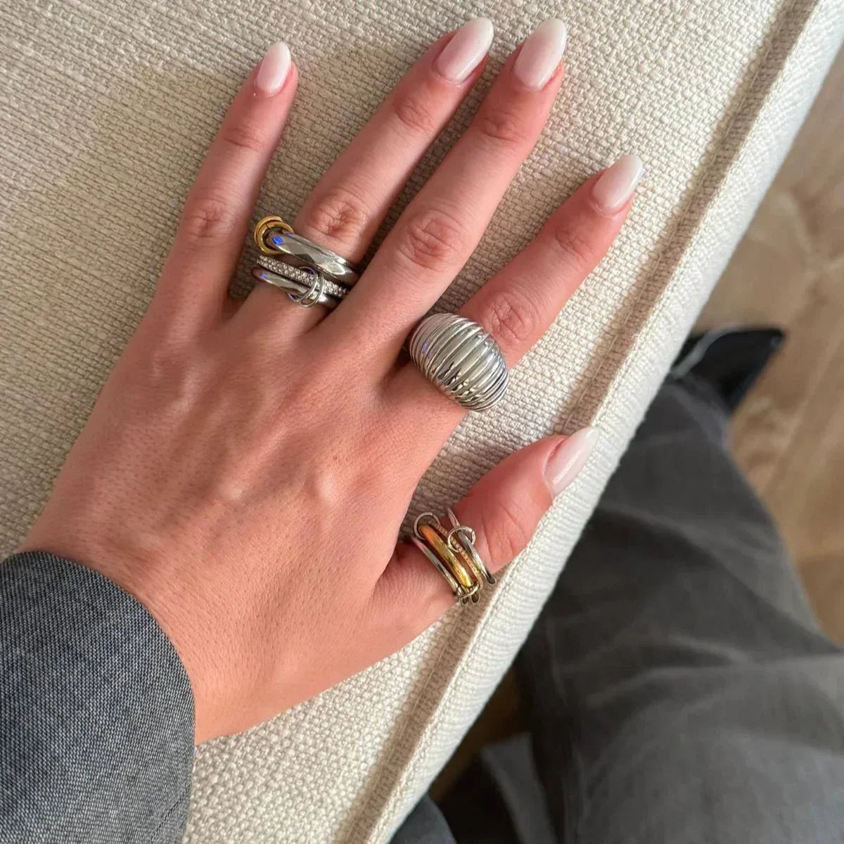 [AM Jewels]Stella Diamond Ring Stack