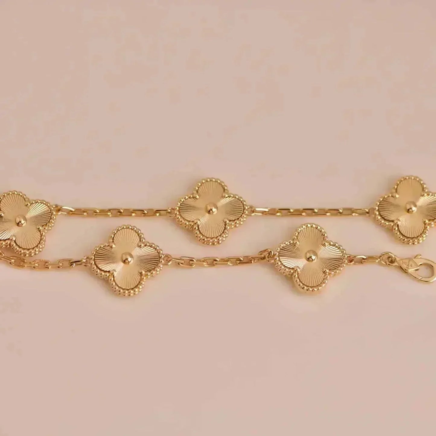 [Am jewelry] CLOVER 5 MOTIF LASER BRACELET COLLECTION