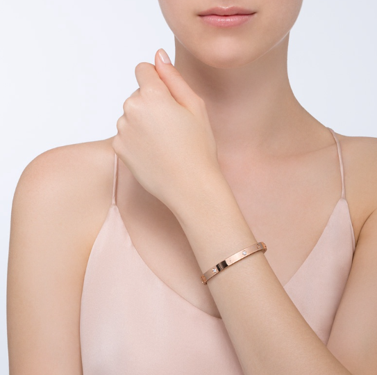 [Am jewelry]LOVE BRACELET 6.1MM 4 DIAMONDS
