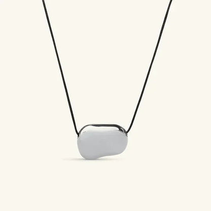 [AM Jewels]Cord Pebble Pendant
