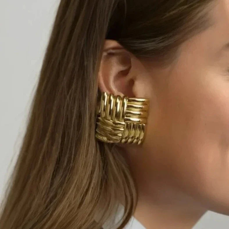 [AM Jewels]Cindy Gold Earrings