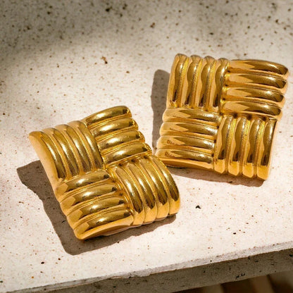 [AM Jewels]Cindy Gold Earrings
