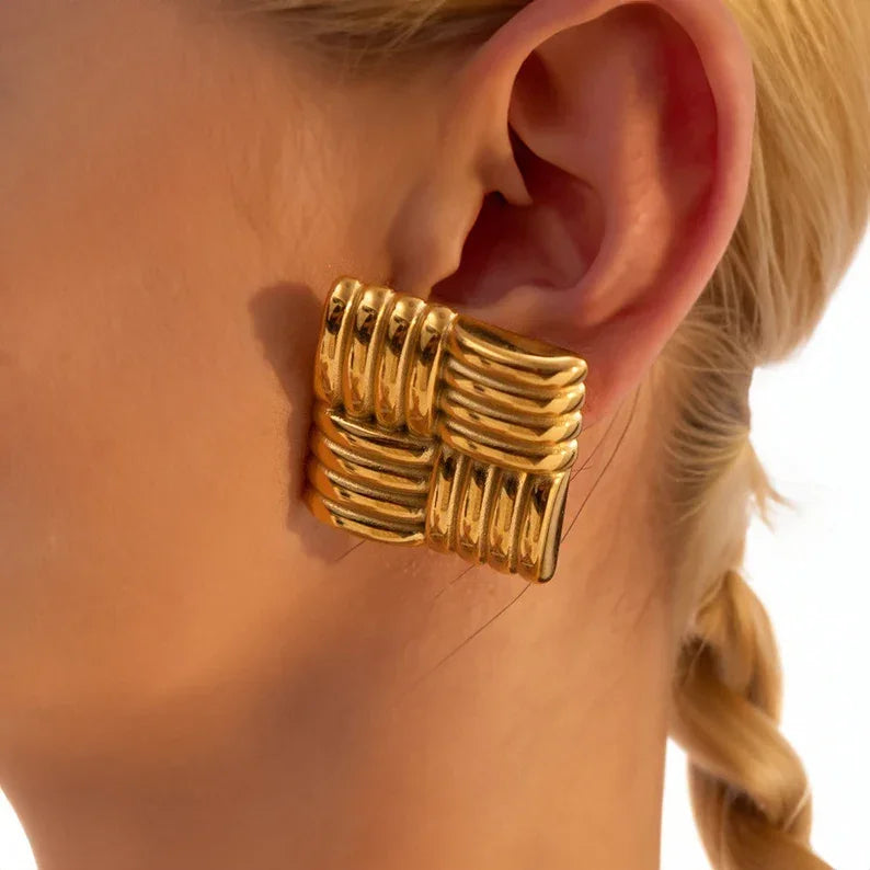 [AM Jewels]Cindy Gold Earrings