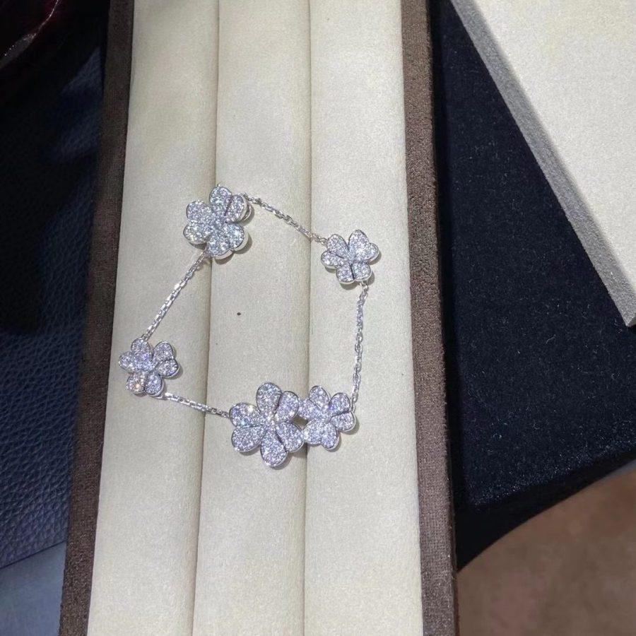 [Am jewelry]FRIVOLE SILVER 5 FLOWERS BRACELET