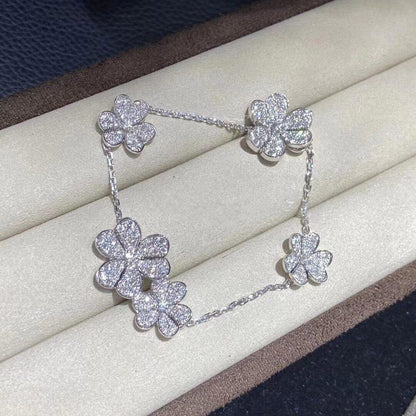 [Am jewelry]FRIVOLE SILVER 5 FLOWERS BRACELET