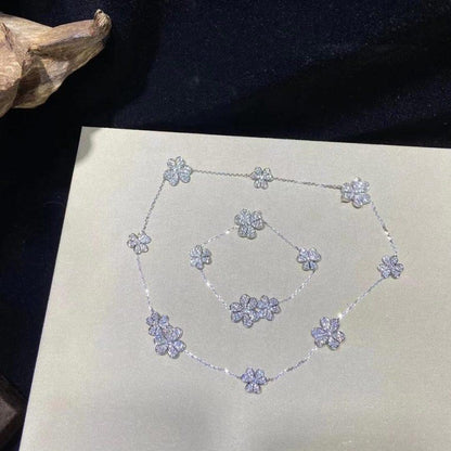[Am jewelry]FRIVOLE SILVER 5 FLOWERS BRACELET