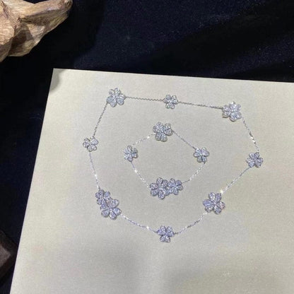 [Am jewelry]FRIVOLE SILVER 5 FLOWERS BRACELET