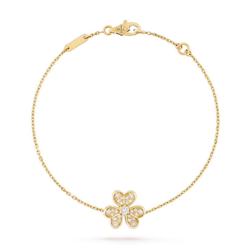 [Am jewelry]FRIVOLE GOLD FLOWER DIAMOND BRACELET