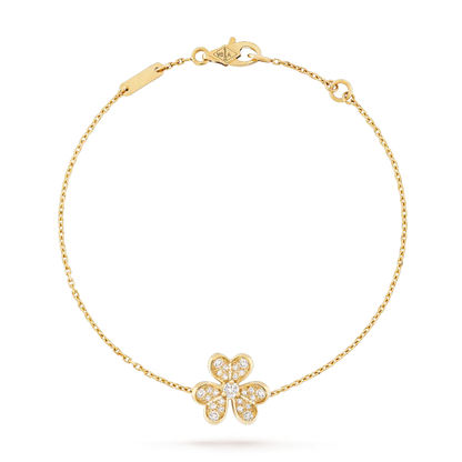 [Am jewelry]FRIVOLE GOLD FLOWER DIAMOND BRACELET