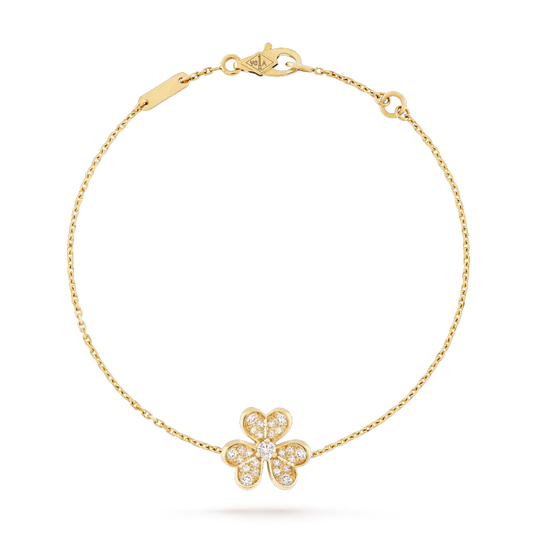 [Am jewelry]FRIVOLE GOLD FLOWER DIAMOND BRACELET