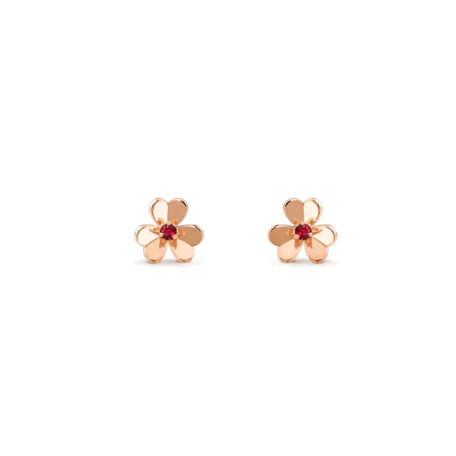 [Am jewelry]FRIVOLE  FLOWER PINK EARRINGS