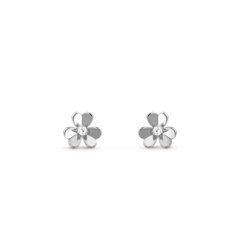 [Am jewelry]FRIVOLE MINI SILVER FLOWER EARRINGS