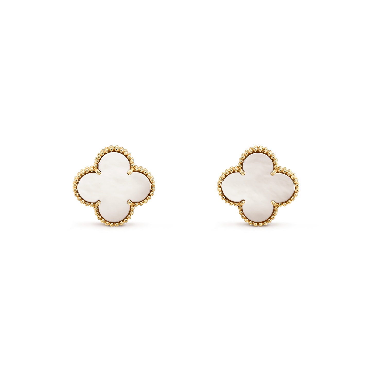 [Am jewelry]CLOVER MINI GOLD EARRINGS