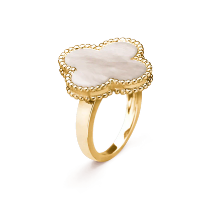 [Am jewelry]CLOVER WHITE MOP RING