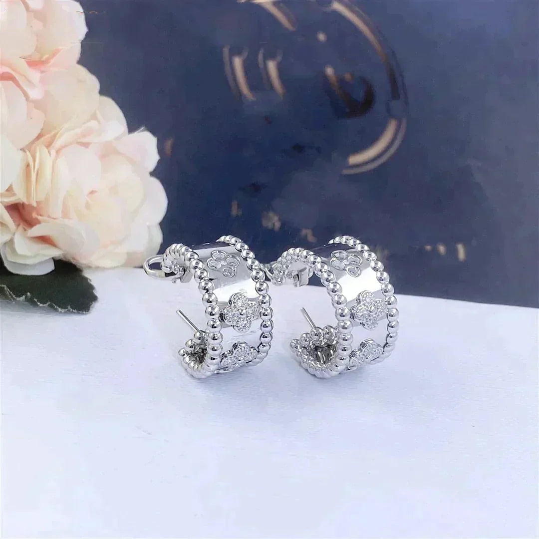[Am jewelry]PERLEE DIAMOND EARRINGS