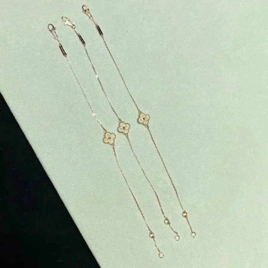[Am jewelry]CLOVER SINGLE FLOWER BRACELET