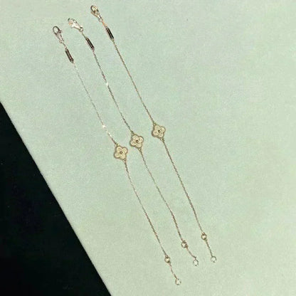 [Am jewelry]CLOVER SINGLE FLOWER BRACELET