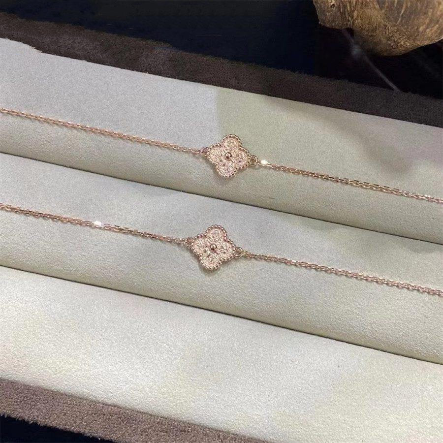 [Am jewelry]CLOVER SINGLE FLOWER BRACELET