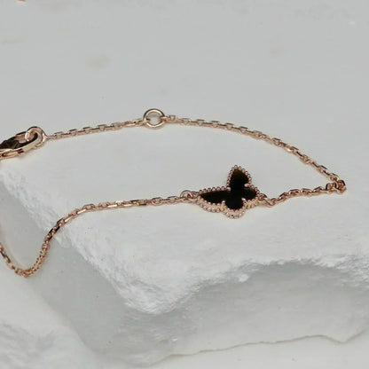 [Am jewelry]BUTTERFLY ONYX  BUTTERFLY BRACELET