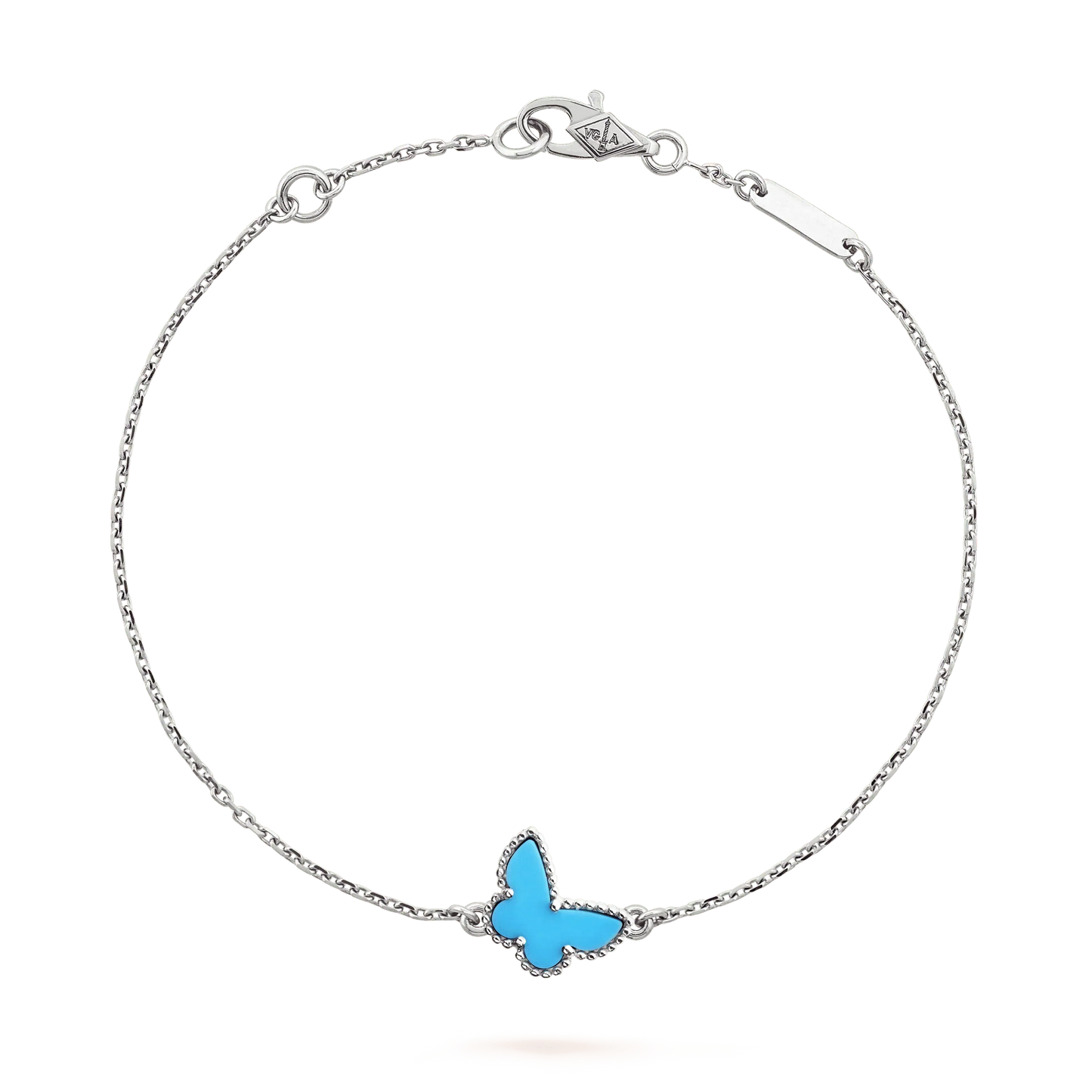 [Am jewelry]BUTTERFLY TURQUOISE BUTTERFLY BRACELET SILVER