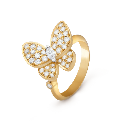 [Am jewelry]BUTTERFLY DIAMOND RING