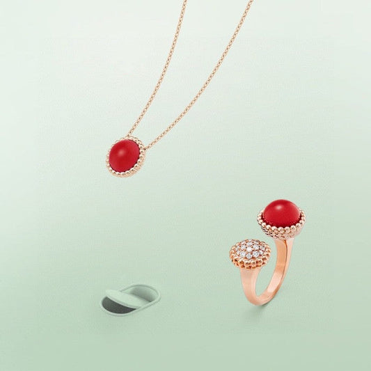 [Am jewelry]PERLEE COULEURS DIAMOND ROSE GOLD BETWEEN THE FINGER RING