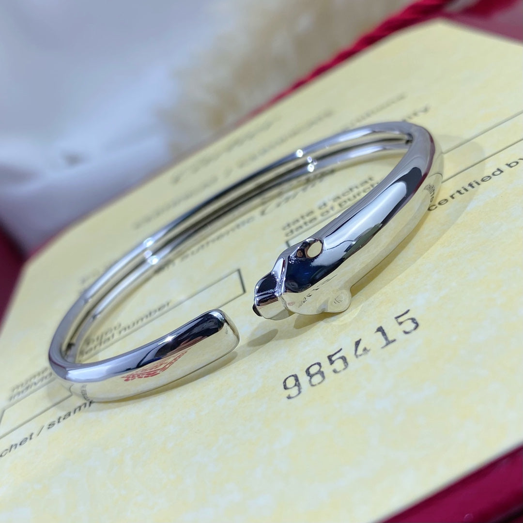 [Am jewelry]PANTHERE SILVER OPEN BRACELET