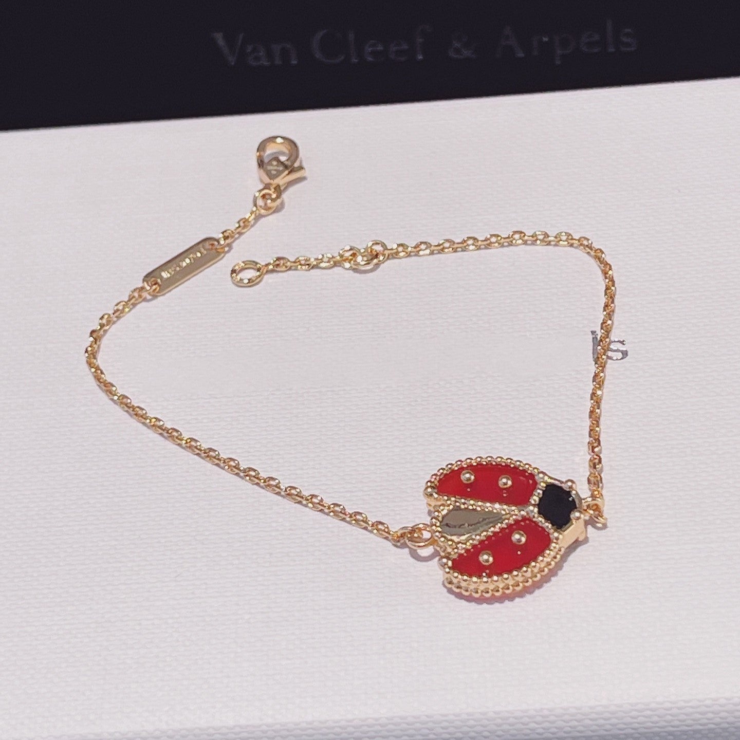 [Am jewelry]LUCKY SPRING 1 MOTIF PINK GOLD BRACELET