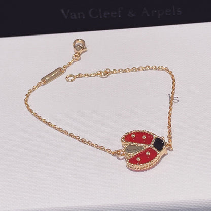 [Am jewelry]LUCKY SPRING 1 MOTIF PINK GOLD BRACELET