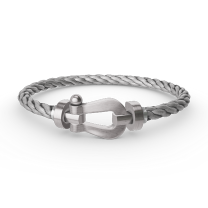[Am jewelry]FORCE LARGE HORSESHOE NO DIAMOND BRACELET SILVER