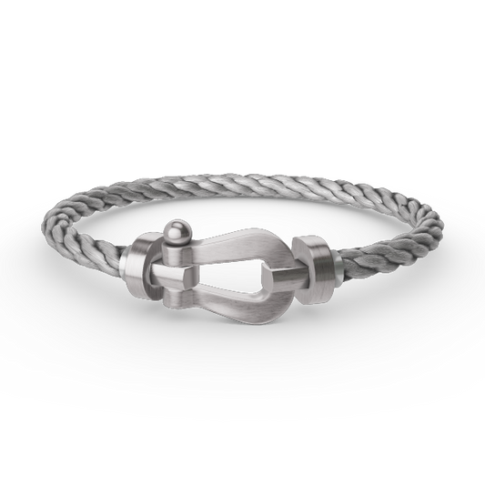 [Am jewelry]FORCE LARGE HORSESHOE NO DIAMOND BRACELET SILVER