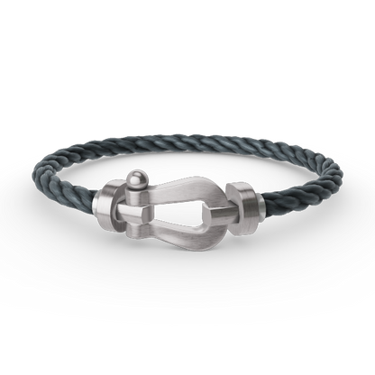 [Am jewelry]FORCE LARGE HORSESHOE NO DIAMOND BRACELET SILVER