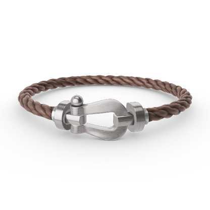 [Am jewelry]FORCE LARGE HORSESHOE NO DIAMOND BRACELET SILVER