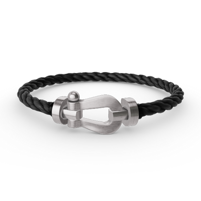 [Am jewelry]FORCE LARGE HORSESHOE NO DIAMOND BRACELET SILVER