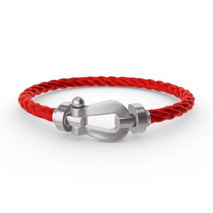 [Am jewelry]FORCE LARGE HORSESHOE NO DIAMOND BRACELET SILVER