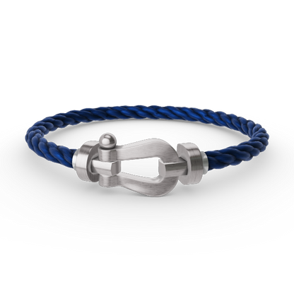 [Am jewelry]FORCE LARGE HORSESHOE NO DIAMOND BRACELET SILVER