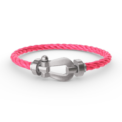 [Am jewelry]FORCE LARGE HORSESHOE NO DIAMOND BRACELET SILVER