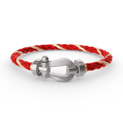 [Am jewelry]FORCE LARGE HORSESHOE NO DIAMOND BRACELET SILVER