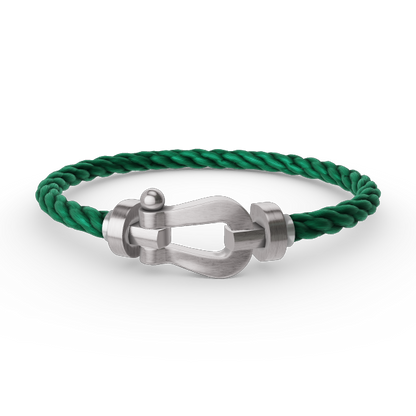 [Am jewelry]FORCE LARGE HORSESHOE NO DIAMOND BRACELET SILVER