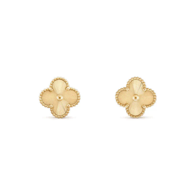 [Am jewelry]CLOVER MEDIUM 1 MOTIFS LASER EARRINGS