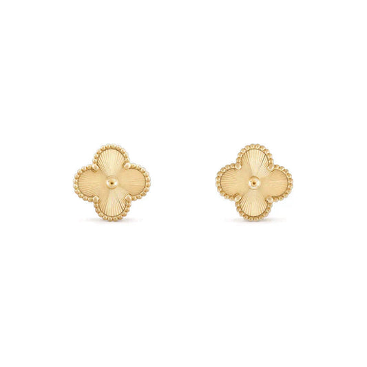 [Am jewelry]CLOVER MEDIUM 1 MOTIFS LASER EARRINGS