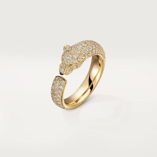 [Am jewelry]PANTHERE PINK GOLD DIAMOND RING